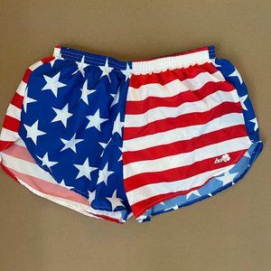 American Flag Running Shorts